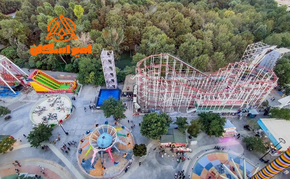 عکس پارک ملت از بالا